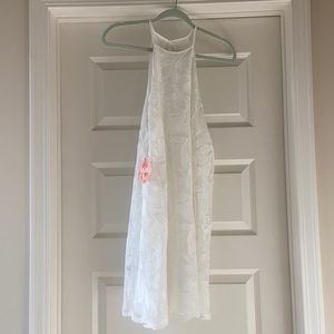 Never worn - white dress.